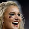 ARLINGTON, TX - OCTOBER 03:  Cheerleaders of the Arkansas Razorbacks at Cowboys Stadium on October 3, 2009 in Arlington, Texas.  (Photo by Ronald Martinez/Getty Images)
