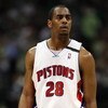 DALLAS - MARCH 17:  Arron Afflalo of the Detroit Pistons during play against the Dallas Mavericks on March 17, 2009 at American Airlines Center in Dallas, Texas.  NOTE TO USER: User expressly acknowledges and agrees that, by downloading and/or using this 