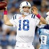 NASHVILLE, TN - OCTOBER 11:  Peyton Manning #18 of the Indianapolis Colts throws the ball during the NFL game against the Tennessee Titans at LP Field on October 11, 2009 in Nashville, Tennessee.  (Photo by Andy Lyons/Getty Images)
