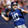 EAST RUTHERFORD, NJ - OCTOBER 11: Eli Manning #10 of the New York Giants drops back to pass against the Oakland Raiders during the game on October 11, 2009 at Giants Stadium in East Rutherford, New Jersey. (Photo by Jared Wickerham/Getty Images)