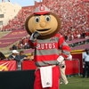 LOS ANGELES, CA - SEPTEMBER 13:  Ohio State mascot Brutus Buckeye poses for a photo prior to the Buckeyes 35-3 loss to the USC Trojans at the Los Angeles Memorial Coliseum on September 13, 2008 in Los Angeles, California.  (Photo by Stephen Dunn/Getty Ima
