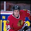 4 Feb 1996:  Center Denis Savard of the Chicago Blackhawks skates down the ice during a game against Anaheim Mighty Ducks at Arrowhead Pond in Anaheim, California.  The Blackhawks won the game 4-1.. Mandatory Credit: Glenn Cratty  /Allsport
