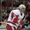 17 Apr 2002:  Steve Yzerman #19 of the Detroit Red Wings returns after knee surgery to play in the first playoff game against the Vancouver Canucks in Detroit, Michigan. DIGITAL IMAGE  Mandatory Credit: Tom Pidgeon/Getty Images