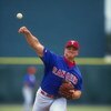 18 Mar 1998:  Pitcher Rick Helling of the Texas Rangers in action during a spring training game against the Pittsburgh Pirates at the McKenchnie Field in Bradenton, Florida.  The Rangers defeated the Pirates 7-3. Mandatory Credit: David Seelig  /Allsport