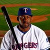 SURPRISE, AZ - FEBRUARY 24:  Milton Bradley #21 of the Texas Rangers poses for a portrait during spring training on February 24, 2008 at Surprise Stadium in Surprise, Arizona.  (Photo by Jamie Squire/Getty Images)