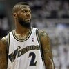 WASHINGTON - MAY 2: DeShawn Stevenson #2 of the Washington Wizards looks towards the sideline during the game against the Cleveland Cavaliers in Game Six of the Eastern Conference Quarterfinals during the 2008 NBA Playoffs at the Verizon Center on May 2, 