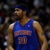 MILWAUKEE - FEBRUARY 07: Rasheed Wallace #30 of the Detroit Pistons reacts after being called for a technical foul against the Milwaukee Bucks on February 7, 2009 at the Bradley Center in Milwaukee, Wisconsin. The Pistons defeated the Bucks 126-121 in ove