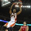 OAKLAND, CA - DECEMBER 12:  Anthony Randolph #4 of the Golden State Warriors shoots over Luis Scola #4 of the Houston Rockets during an NBA game on December 12, 2008 at Oracle Arena in Oakland, California. NOTE TO USER: User expressly acknowledges and agr