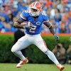 GAINESVILLE, FL - OCTOBER 17: Running back Jeff Demps #2 of the Florida Gators rushes upfield against the University of Arkansas Razorbacks October 17, 2009 at Ben Hill Griffin Stadium in Gainesville, Florida.  (Photo by Al Messerschmidt/Getty Images)