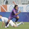 FLORENCE, ITALY - OCTOBER 04:  Juan Manuel Vargas (R) of ACF Fiorentina in action during the Serie A match between ACF Fiorentina and S.S. Lazio at Stadio Artemio Franchi on October 4, 2009 in Florence, Italy.  (Photo by Gabriele Maltinti/Getty Images)