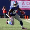EAST RUTHERFORD, NJ - OCTOBER 11:  Hakeem Nicks #88 of the New York Giants runs the ball against the Oakland Raiders on October 11, 2009 at Giants Stadium in East Rutherford, New Jersey. The Giants defeated the Raiders 44-7.  (Photo by Jim McIsaac/Getty I