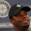 PEORIA, AZ - FEBRUARY 21:  Ken Griffey Jr. speaks with the media regarding his return to the Seattle Mariners during a press conference on February 21, 2009 in Peoria, Arizona.  (Photo by Ronald Martinez/Getty Images)