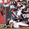 TAMPA, FL - OCTOBER 18:  Running back Carnell Williams #24 of the Tampa Bay Buccaneers runs the ball against the Carolina Panthers during the game at Raymond James Stadium on October 18, 2009 in Tampa, Florida.  (Photo by J. Meric/Getty Images)
