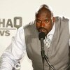 LAS VEGAS - AUGUST 18:  Shaquille O' Neal of the Cleveland Cavaliers talks as he tapes a segment with boxer Oscar De La Hoya for the new ABC television series 'Shaq Vs.' at the Planet Hollywood Resort & Casino August 18, 2009 in Las Vegas, Nevada. The rea