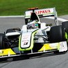 SAO PAULO, BRAZIL - OCTOBER 18:  Jenson Button of Great Britain and Brawn GP drives on his way to winning the F1 World Drivers Championship during the Brazilian Formula One Grand Prix at the Interlagos Circuit on October 18, 2009 in Sao Paulo, Brazil.  (P