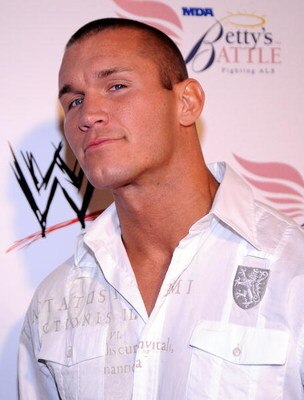 HOLLYWOOD - AUGUST 21:  Wrestler Randy Orton arrives at the WWE's SummerSlam Kickoff Party at H-Wood Club on August 21, 2009 in Hollywood, California.  (Photo by Frazer Harrison/Getty Images)