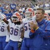 LEXINGTON, KY - SEPTEMBER 26:  Head coach Urban Meyer of the Florida Gators waits to take the field with his team before the game against the Kentucky Wildcats at Commonwealth Stadium on September 26, 2009 in Lexington, Kentucky. (Photo by Andy Lyons/Gett