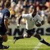 SYDNEY, AUSTRALIA - NOVEMBER 1: Rupeni Caucau of Fiji in action during the Rugby World Cup Pool B match between Scotland and Fiji at Aussie Stadium November 1, 2003 in Sydney, Australia. (Photo by Daniel Berehulak/Getty Images)