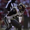 SAN FRANCISCO - NOVEMBER 16:  Will Witherspoon #51 of the St. Louis Rams sets during the game against the San Francisco 49ers on November 16, 2008 at Candlestick Park in San Francisco, California. (Photo by Jed Jacobsohn/Getty Images)