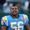 OAKLAND, CA - SEPTEMBER 14:  Shawne Merriman #56 of the San Diego Chargers looks on during warm-ups against the Oakland Raiders on September 14, 2009 at the Oakland-Alameda County Coliseum in Oakland, California.  (Photo by (Ezra Shaw/Getty Images)