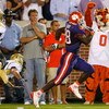 ATLANTA - SEPTEMBER 10:  Running back C.J. Spiller #28 of the Clemson Tigers takes a reception for a touchdown against the Georgia Tech Yellow Jackets at Bobby Dodd Stadium on September 10, 2009 in Atlanta, Georgia.  (Photo by Kevin C. Cox/Getty Images)