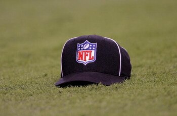 MINNEAPOLIS - OCTOBER 18:  An officials cap marks a play as the Minnesota Vikings face the Baltimore Ravens during NFL action at Hubert H. Humphrey Metrodome on October 18, 2009 in Minneapolis, Minnesota. The Vikings defeated the Ravens 33-31.  (Photo by 