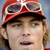 PHILADELPHIA - OCTOBER 02:  Jayson Werth #28 of the Philadelphia Phillies watches batting practice before Game 2 of the NLDS Playoff against the Milwaukee Brewers at Citizens Bank Ballpark on October 2, 2008 in Philadelphia, Pennsylvania  (Photo by Jeff Z
