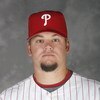 CLEARWATER, FL - FEBRUARY 20:  Joe Blanton #56 of the Philadelphia Phillies poses for a photo during Spring Training Photo day on February 20, 2009 at Bright House Networks Field in Clearwater, Florida.  (Photo by Chris Graythen/Getty Images)