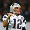LONDON, ENGLAND - OCTOBER 25:  Tom Brady (#12) of the New England Patriots celebrates during the NFL International Series match between New England Patriots and Tampa Bay Buccaneers at Wembley Stadium on October 25, 2009 in London, England. This is the th