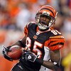 CINCINNATI - OCTOBER 25:  Chad Ochocinco #85 of the Cincinnati Bengals scores a touchdown during the NFL game against the Chicago Bears at Paul Brown Stadium on October 25, 2009 in Cincinnati, Ohio.  The Bengals won 45-10.  (Photo by Andy Lyons/Getty Imag