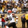 PITTSBURGH, PA - OCTOBER 18: Josh Cribbs #16 of the Cleveland Browns returns a kickoff for a touchdown in the first half against the Pittsburgh Steelers at Heinz Field on October 18, 2009 in Pittsburgh, Pennsylvania. (Photo by Joe Robbins/Getty Images)
