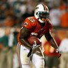 MIAMI - OCTOBER 12:  Running back Ronnie Brown #23 of the Miami Dolphins looks for room to run against the New York Jets at Land Shark Stadium on October 12, 2009 in Miami, Florida. The Dolphins defeated the Jets 31-27. (Photo by Doug Benc/Getty Images)