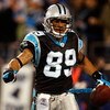 CHARLOTTE, NC - DECEMBER 08:  Steve Smith #89 of the Carolina Panthers celebrates after scoring a touchdown against the Tampa Bay Buccaneers during their game at Bank of America Stadium on December 8, 2008 in Charlotte, North Carolina.  (Photo by Streeter
