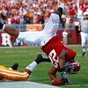 TUSCALOOSA, AL - OCTOBER 24:  Mark Ingram #22 of the Alabama Crimson Tide is upended after leaping for more yardage against the Tennessee Volunteers at Bryant-Denny Stadium on October 24, 2009 in Tuscaloosa, Alabama.  (Photo by Kevin C. Cox/Getty Images)