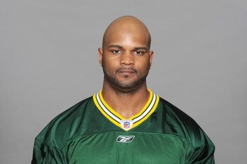 GREEN BAY, WI - 2009:  DeShawn Wynn of the Green Bay Packers poses for his 2009 NFL headshot at photo day in Green Bay, Wisconsin.  (Photo by NFL Photos)  