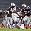 FOXBORO, MA - AUGUST 20:  Brian Hoyer #8 of the New England Patriots hands the ball to BenJarvus Green-Ellis #42 against the Cincinnati Bengals at Gillette Stadium on August 20, 2009 in Foxboro, Massachusetts. (Photo by Jim Rogash/Getty Images)
