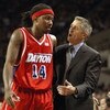 LOUISVILLE - DECEMBER 8: Head coach Brian Gregory  coaches London Warren #14 of the Dayton Flyers during the game against the Louisville Cardinals on December 8, 2007 at Freedom Hall in Louisville, Kentucky. (Photo by: Andy Lyons/Getty Images)