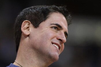 SACRAMENTO, CA - NOVEMBER 29: Owner of the Dallas Mavericks Mark Cuban looks on against the Sacramento Kings during an NBA game on November 29, 2008 at ARCO Arena in Sacramento, California. NOTE TO USER: User expressly acknowledges and agrees that, by dow
