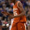 OKLAHOMA CITY - MARCH 11:  Guard Kevin Durant #35 of the Texas Longhorns reacts during their game against the Kansas Jayhawks in the finals of the Phillips 66 Big 12 Men's Basketball Championship on March 11, 2007 at the Ford Center in Oklahoma City, Okla