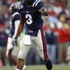 OXFORD, MS - NOVEMBER 17: Shay Hodge #3 of the Mississippi Rebels points to the sideline during a game against the LSU Tigers on November 17, 2007 at Vaught-Hemingway Stadium/Hollingsworth Field in Oxford, Mississippi. LSU beat Mississippi 41-24. (Photo b