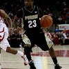 MADISON, WI - JANUARY 27: Lewis Jackson #23 of the Purdue Boilermakers drives to the basket against the Wisconsin Badgers on January 27, 2009 at the Kohl Center in Madison, Wisconsin. Purdue defeated Wisconsin 64-63. (Photo by Jonathan Daniel/Getty Images