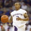 KANSAS CITY, MO - NOVEMBER 25:  Isaiah Thomas #2 of the Washington Huskies dribbles downcourt against the Florida Gators during the CBE Classic consolation game on November 25, 2008 at the Sprint Center in Kansas City, Missouri. (Photo by: Jamie Squire/Ge