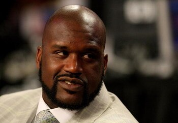 PHOENIX - FEBRUARY 14:  Shaquille O'Neal of the Phoenix Suns sits courtside for the Sprite Slam Dunk Contest on All-Star Saturday Night, part of 2009 NBA All-Star Weekend at US Airways Center on February 14, 2009 in Phoenix, Arizona.  NOTE TO USER: User e