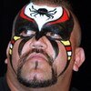 27 Jun 2000:  ''Animal'' of ''The Road Warriors'' at the WCW Super Stars of Wrestling press conference at Darling Harbour, Sydney, Australia. Mandatory Credit: Matt Turner/ALLSPORT