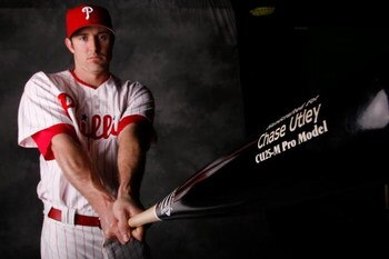 CLEARWATER, FL - FEBRUARY 20:  Chase Utley #26 of the Philadelphia Phillies poses for a photo during Spring Training Photo day on February 20, 2009 at Bright House Networks Field in Clearwater, Florida.  (Photo by Chris Graythen/Getty Images)