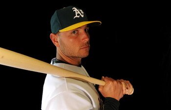 PHOENIX - FEBRUARY 22:  Matt Holliday of the Oakland Athletics poses during photo day at the Athletics spring training complex February 22, 2009 in Phoenix, Arizona.  (Photo by Ronald Martinez/Getty Images)