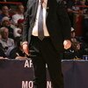 BOISE, ID - MARCH 17:  Head coach Stew Morrill of the Utah State Aggies looks on during the 2005 NCAA division 1 men's basketball championship tournament game against the Arizona Wildcats at Taco Bell Arena on March 17, 2005 in Boise, Idaho.   The Wildcat