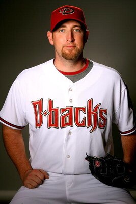 TUCSON, AZ - FEBRUARY 19:  Brandon Webb of the Arizona Diamondbacks poses during photo day at the Diamondbacks spring training complex on February 19, 2009 in Tuscon, Arizona.  (Photo by Matthew Stockman/Getty Images)
