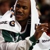 BOSTON - FEBRUARY 27:  Stephon Marbury #8 of the Boston Celtics sits on the bench after he was pulled from the game in the second quarter against the Indiana Pacers on February 27, 2009 at TD Banknorth Garden in Boston, Massachusetts. NOTE TO USER: User e