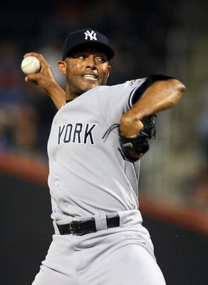 NEW YORK - JUNE 28:  Mariano Rivera #42 of the New York Yankees pitches against the New York Mets on June 28, 2009 at Citi Field in the Flushing neighborhood of the Queens borough of New York City. The Yankees defeated the Mets 4-2 and Yankee pitcher Mari